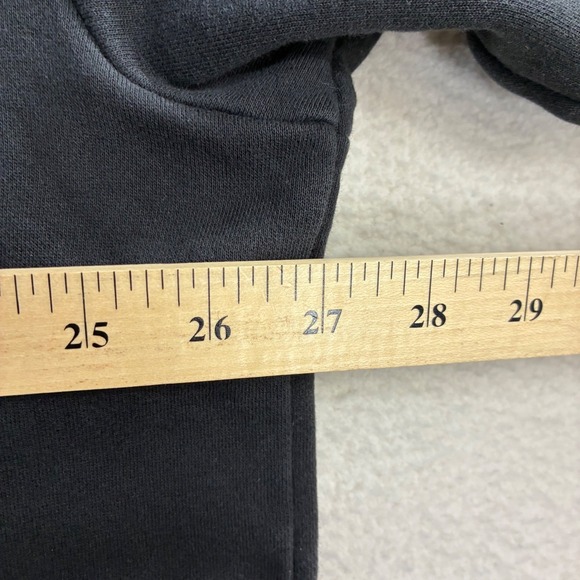 Y2K Adidas Full Zip Hoodie Men XL Black Red Sweatshirt Jacket Vintage Streetwear - Picture 6 of 8